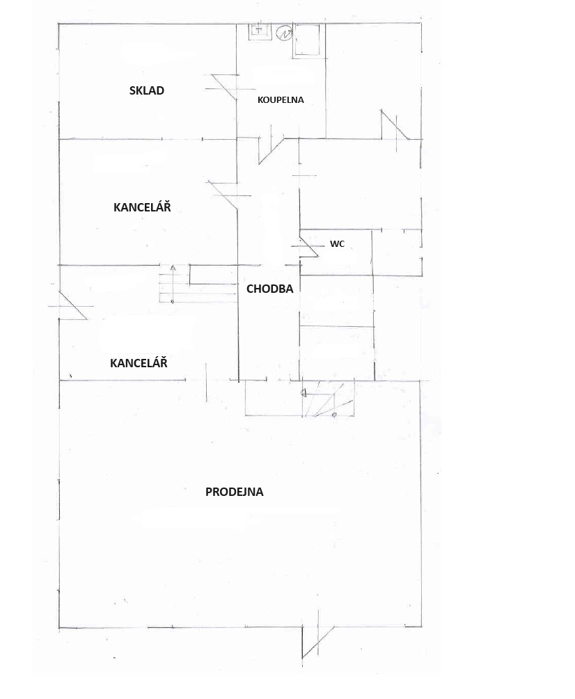 Českobratrská 1888/14, jednotka č. 1888/902 - prodejna - 197 m²