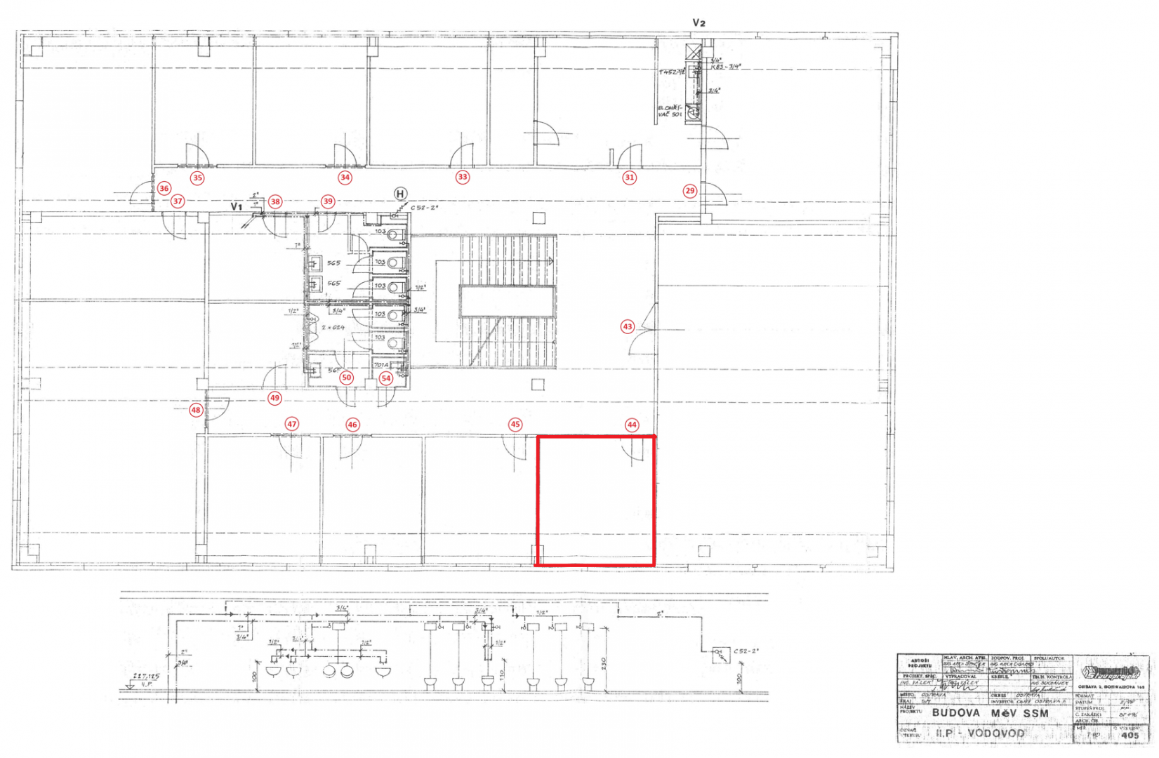 Na Jízdárně 2895/18 - kancelář - 18,23 m²