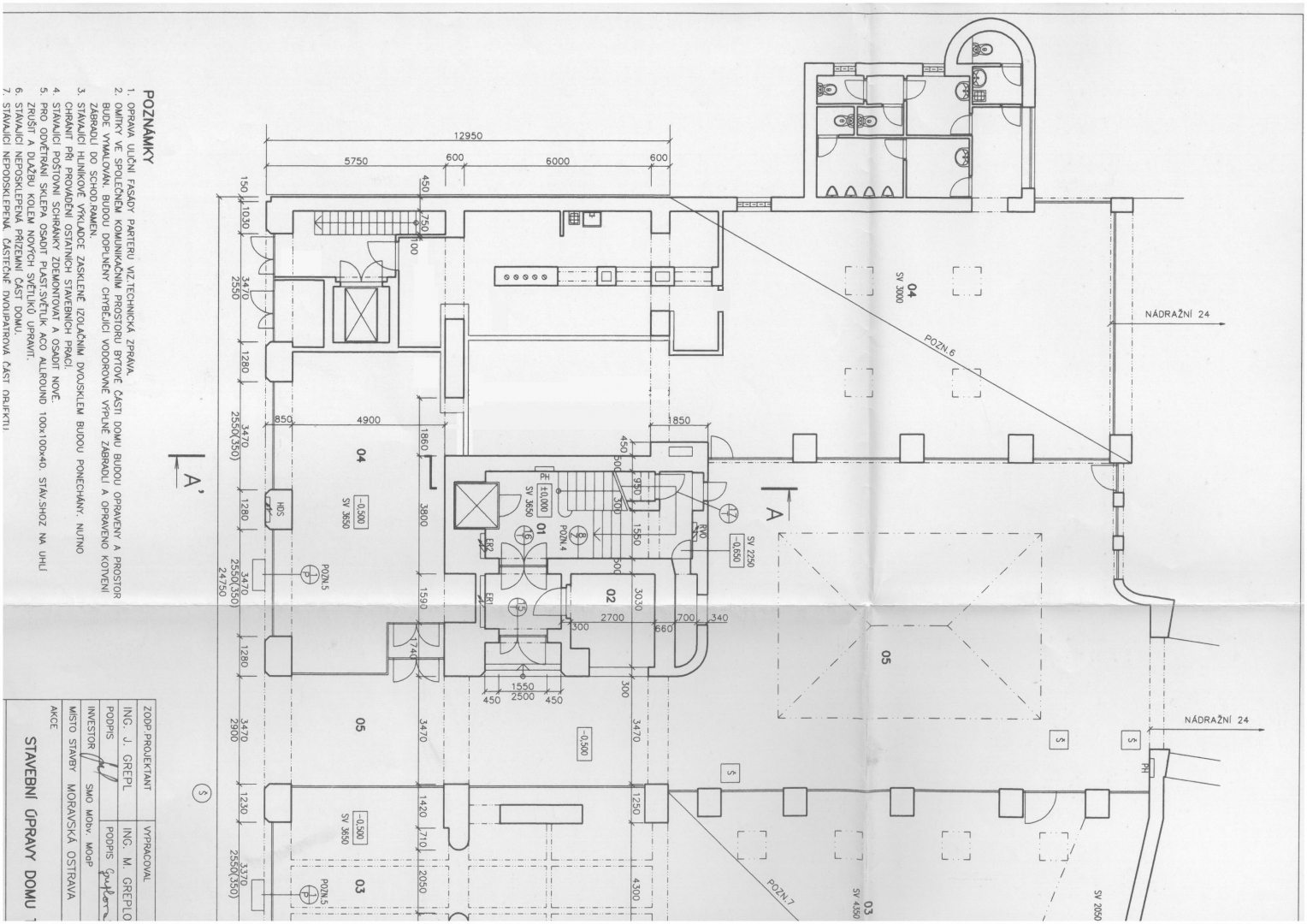 Tyršova 1795/25 - restaurace - 219,52 m²