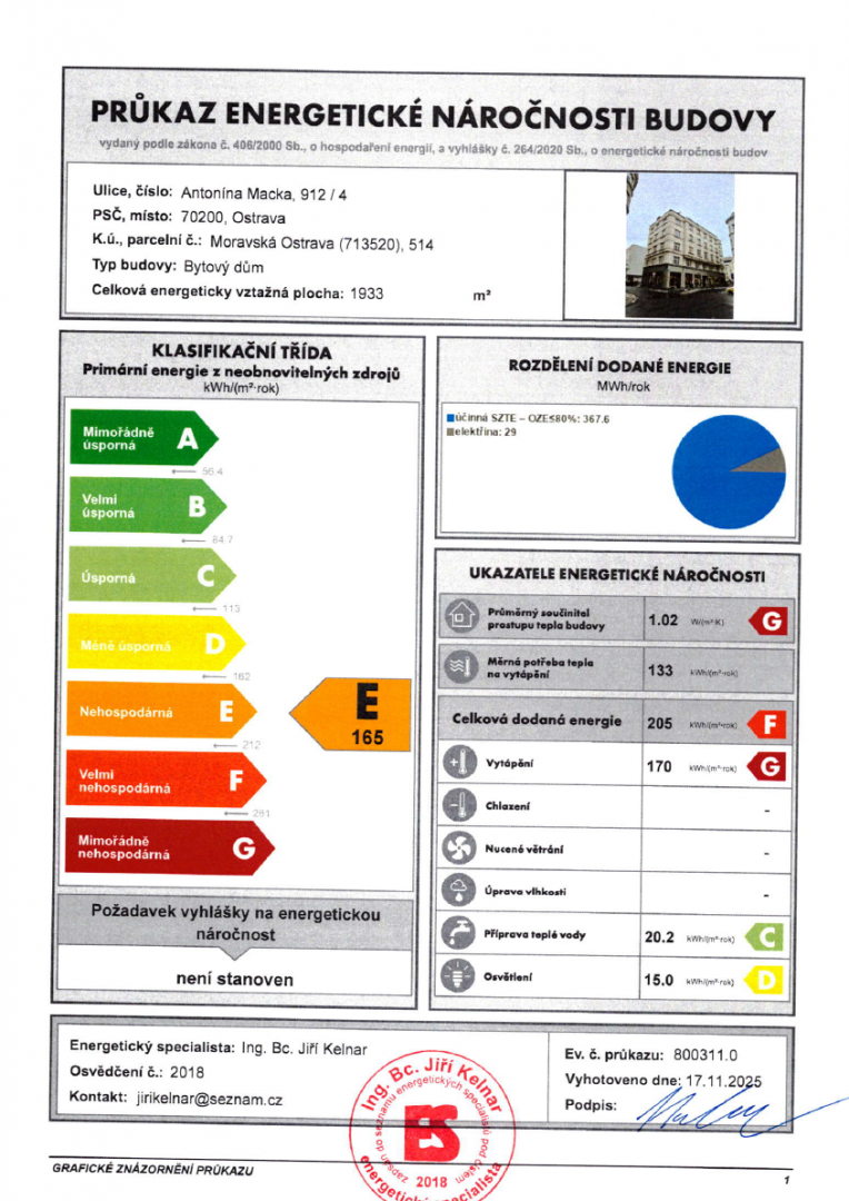 Antonína Macka 912/4, jednotka č. 912/901 - denní bar - 44,66 m²
